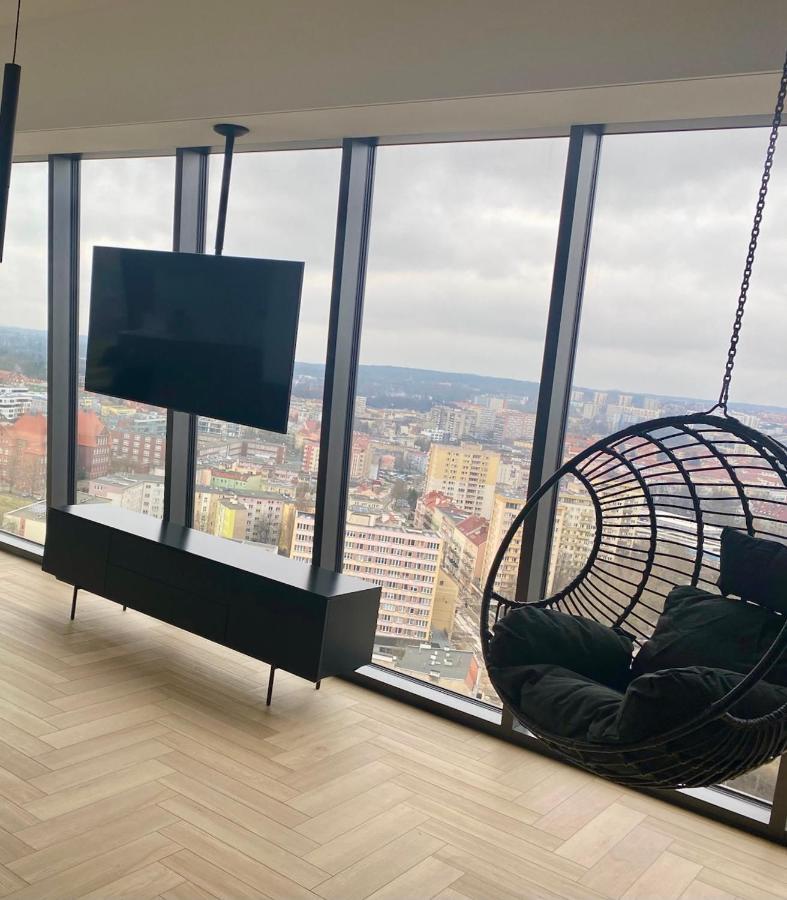 Hanza Tower Szczecin Sky Apart 18Th Floor A Appartement Buitenkant foto