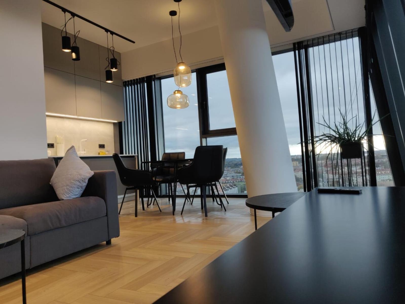 Hanza Tower Szczecin Sky Apart 18Th Floor A Appartement Buitenkant foto